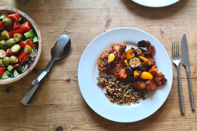 moroccan-vegan-chicken-vegetables